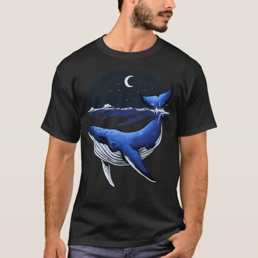 T-shirt Baleine bleue (Devant)