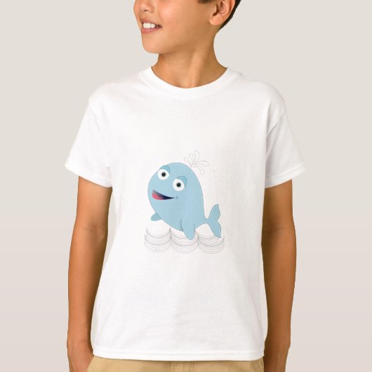 T-shirt Baleine bleue (Devant)