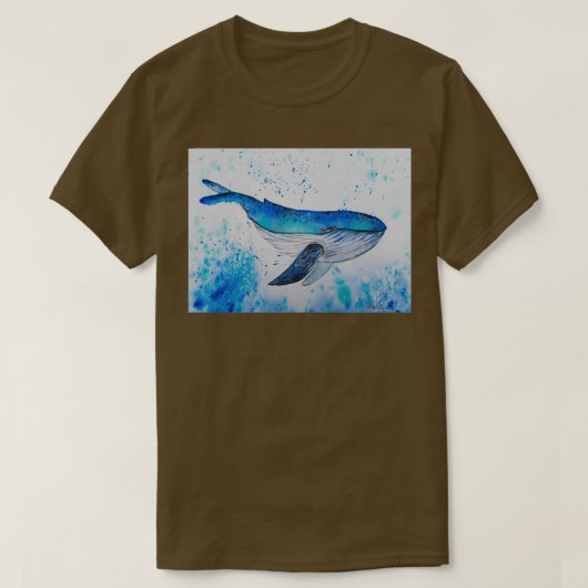 T-shirt Baleine bleue 2 4 (Design devant)