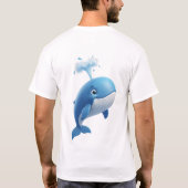 T-Shirt Baleine Bleue de Rêve (Dos)