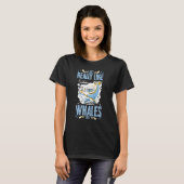T-shirt Baleine bleue Queue Baleines à bosse Citations Dro (Devant entier)