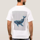 T-Shirt Baleine Bleue Rêveuse (Dos)