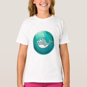 T-shirt Baleine, cachalot, sous l'eau