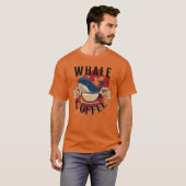 T-shirt Baleine dans mon ami café (Devant entier)
