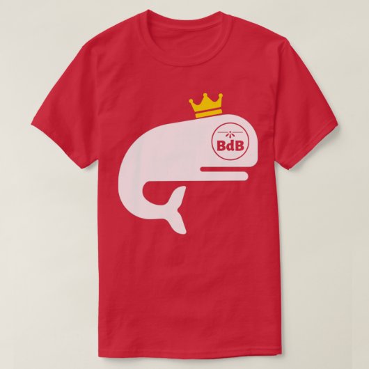 T-shirt Baleine de Bodyboard BdB (Design devant)