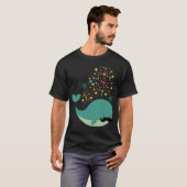 T-shirt Baleine de feu (Devant entier)