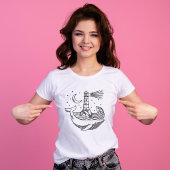 T-shirt Baleine de lune phare