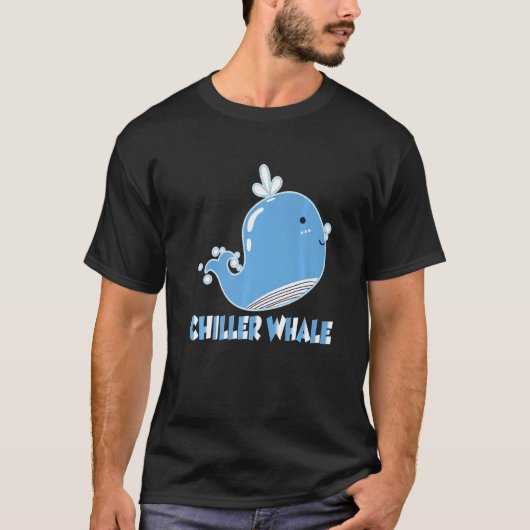 T-shirt Baleine de refroidissement Orca (Devant)