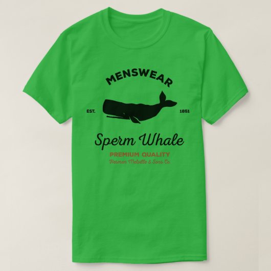T-shirt Baleine de Sperm (Design devant)