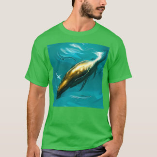 T-shirt Baleine d'or 1