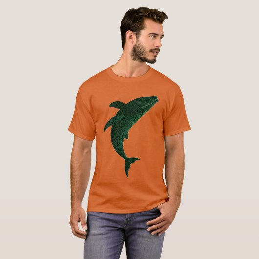 T-shirt Baleine d'un code (Devant entier)
