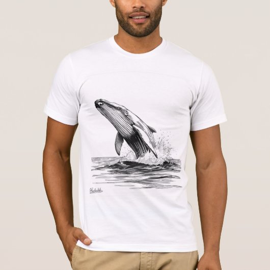 T-SHIRT BALEINE EHALIIIII (Devant)