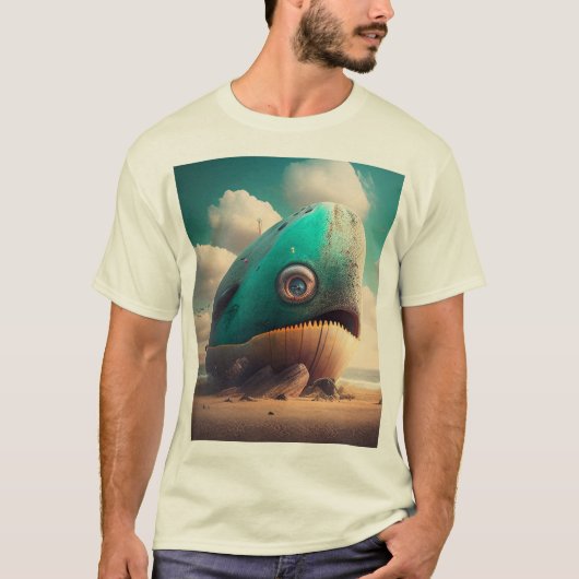 T-shirt Baleine étrange (Devant)