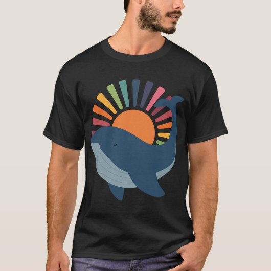 T-shirt Baleine Glow (Devant)