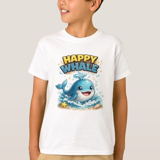 T-shirt Baleine Heureuse (Devant)