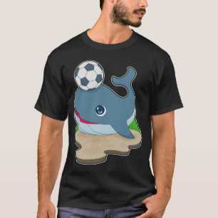 T-shirt Baleine joueur de football
