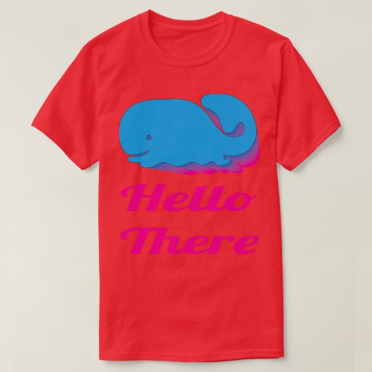 T-SHIRT BALEINE LÀ-BAS 17 (Design devant)