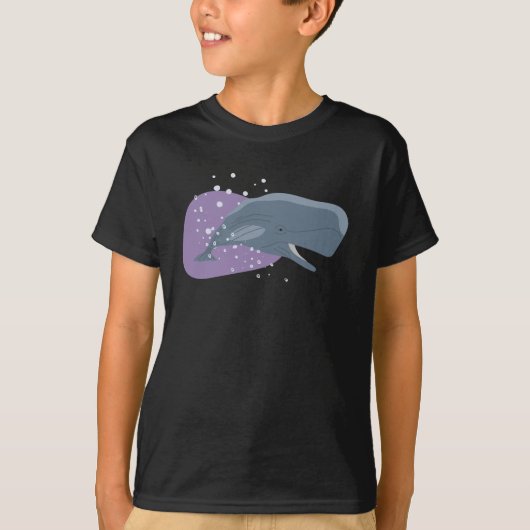 T-shirt Baleine mignonne (Devant)