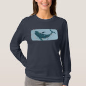T-shirt Baleine mignonne (Devant)