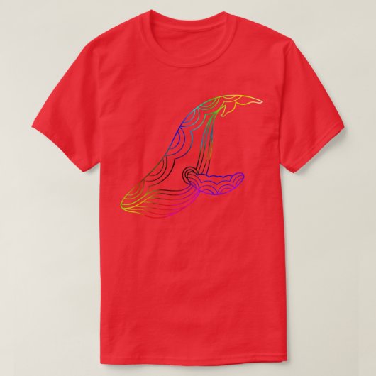 T-shirt Baleine multicolore (Design devant)