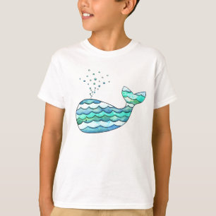 T-shirt Baleine onduleuse