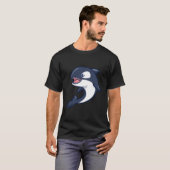 T-shirt Baleine orque Kawaii (Devant entier)
