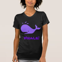 Baleine ! Pourpre. Personnalisable