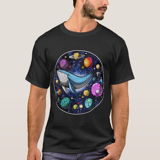 T-shirt Baleine Psychédélique (Devant)
