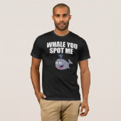 T-shirt Baleine que vous m'avez repérée (Devant entier)