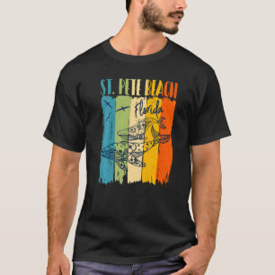 T-shirt Baleine Rétro St Pete Beach Floride Amis Correspon