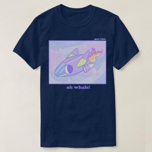 T-shirt Baleine spatiale 1 (Design devant)