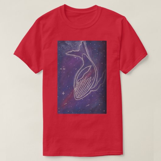 T-shirt Baleine spatiale 7 (Design devant)
