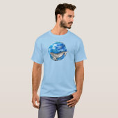 T-Shirt Baleine Terre Bleue (Devant entier)