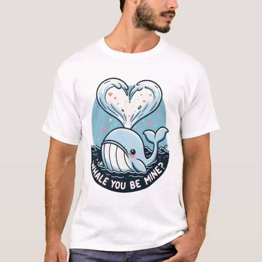T-shirt Baleine, tu es à moi (Devant)