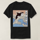 T-shirt Baleine Tueuse À cheval Les Grandes Vague Orca Jap (Design devant)