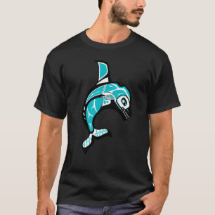 T-shirt Baleine tueuse amérindienne Orca Pacific N