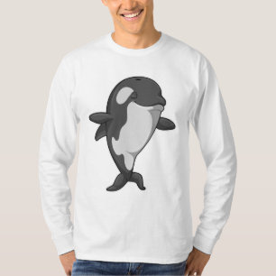 T-shirt Baleine tueuse au Yoga Fitness in Standing