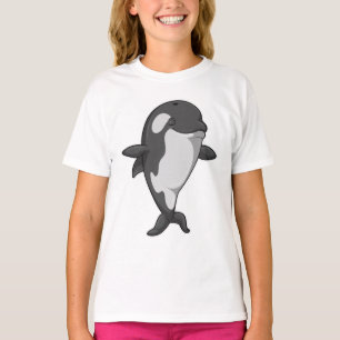 T-shirt Baleine tueuse au Yoga Fitness in Standing
