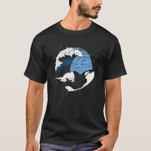 T-shirt Baleine tueuse Océan Animal Waves Orca