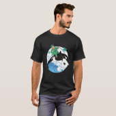 T-shirt Baleine tueuse Océan Orca Lover Funny St Patrick D (Devant entier)