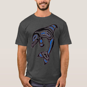 T-shirt Baleine tueuse Orca Pacific NW Amérindienne
