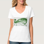 T-shirt baleine verte (Devant)