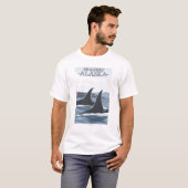 T-shirt Baleines #1 - Skagway, Alaska d'orque (Devant entier)