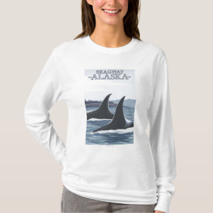 T-shirt Baleines #1 - Skagway, Alaska d'orque