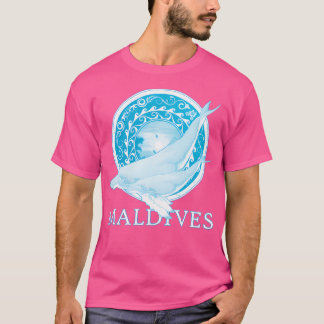 T-shirt Baleines à bosse Maldives Plongée