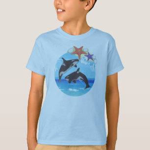 T-shirt baleines à sauter