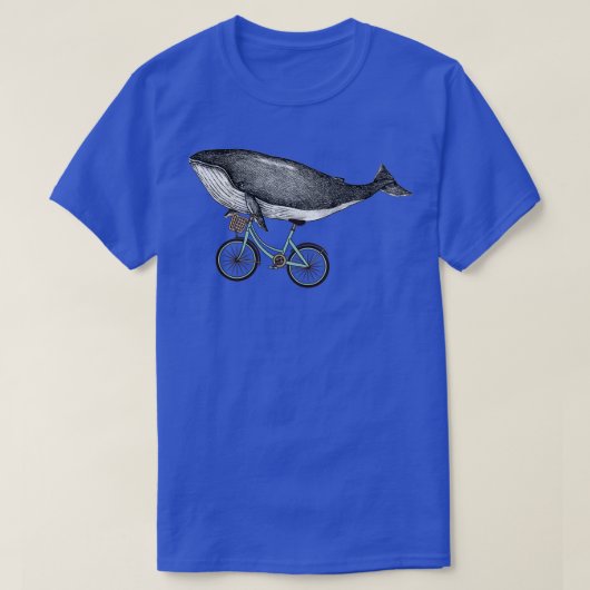 T-shirt Baleines à vélo (Design devant)