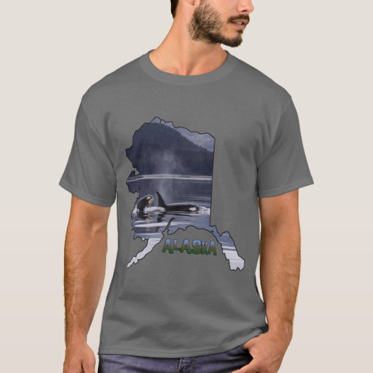 T-shirt Baleines d'Alaska Orca (Devant)