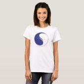 T-shirt Baleines de Yin Yang (Devant entier)