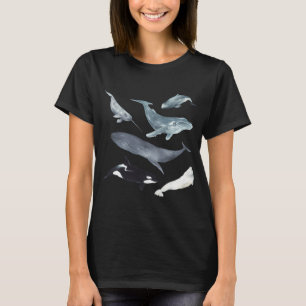 T-shirt Baleines du monde